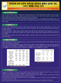 제 50차 대한통증학회 학술대회 및 연수 교육 - 포스터발표 이미지